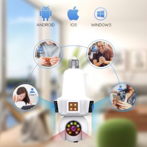 ANZERSKY V380 Triple Lense E27 Light Camera - Image 4